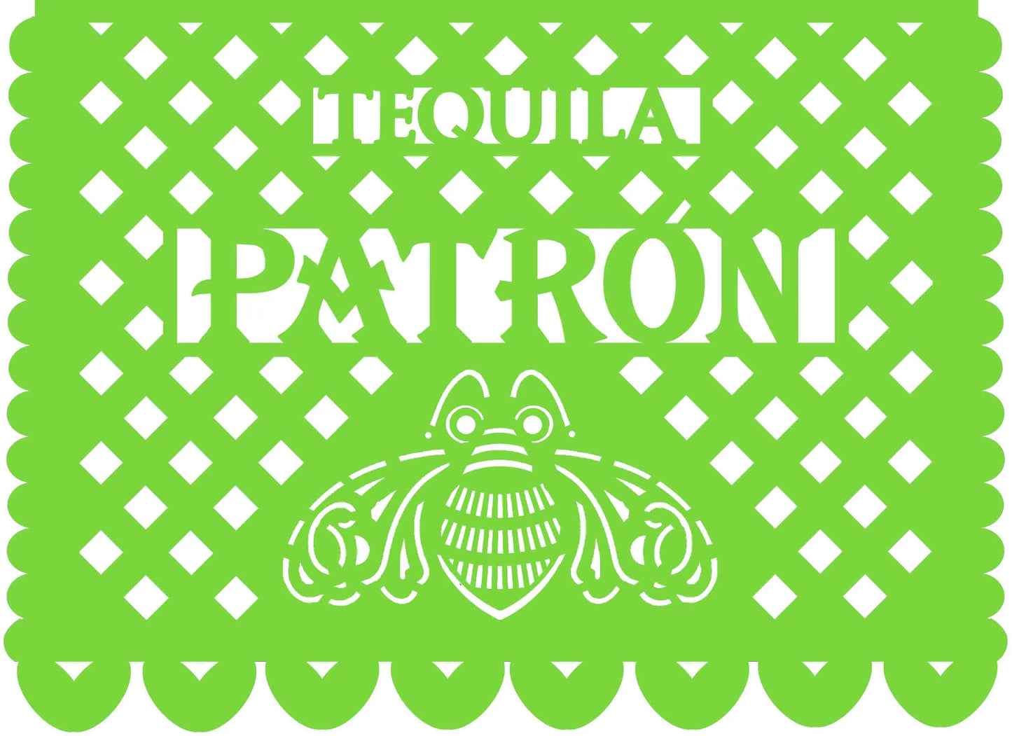 Your LOGO on Papel Picado (5 GARLANDS) Fiesta Fancies