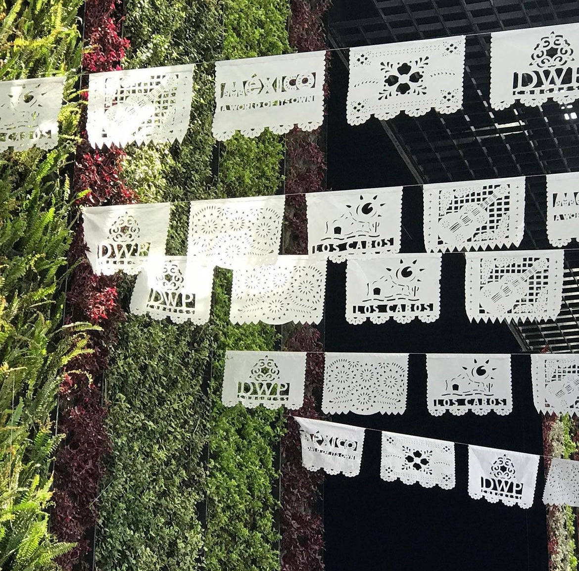 Reserved for United Talent - 5 Logo Papel Picado Garlands (100 feet total) AND 72 banderitas (5"x7") with logo
