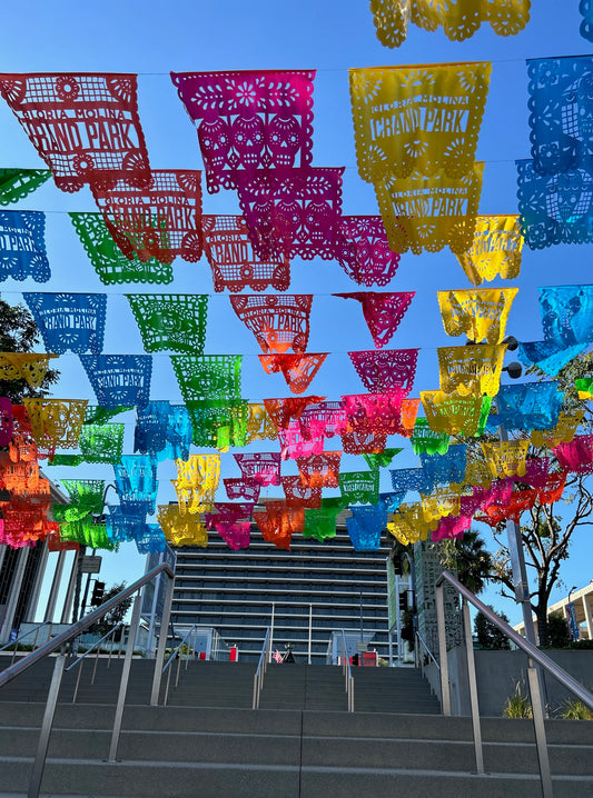Your LOGO on Papel Picado Garlands - 5 Pack = 100 feet