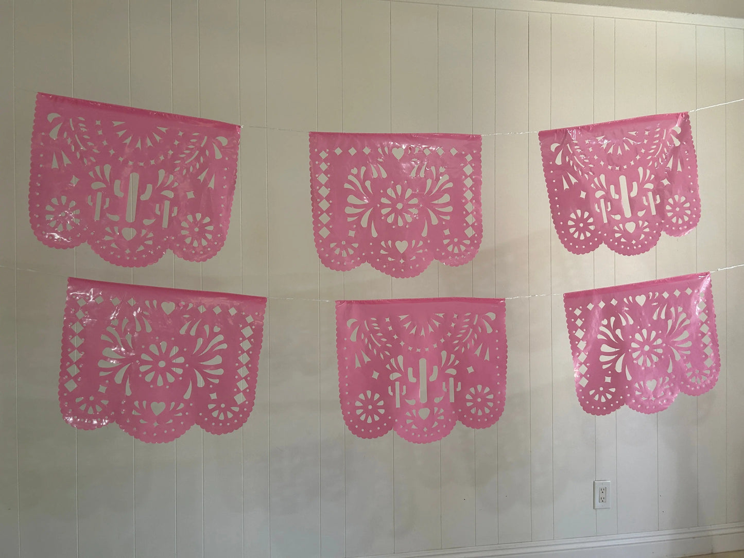 Cielito Lindo Cactus Pink Papel Picado Fiesta Fancies