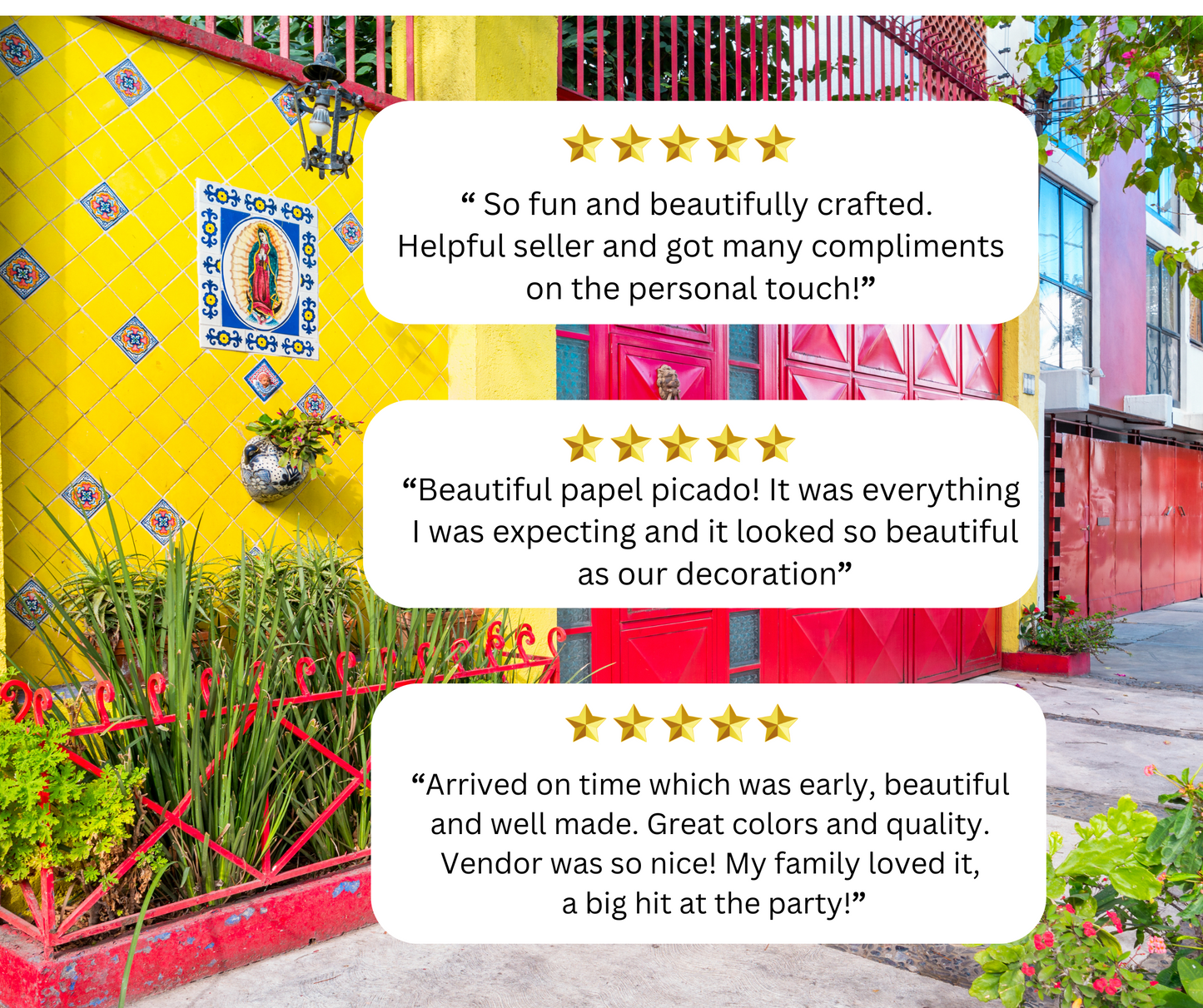 Custom Name or Phrase - Papel Picado