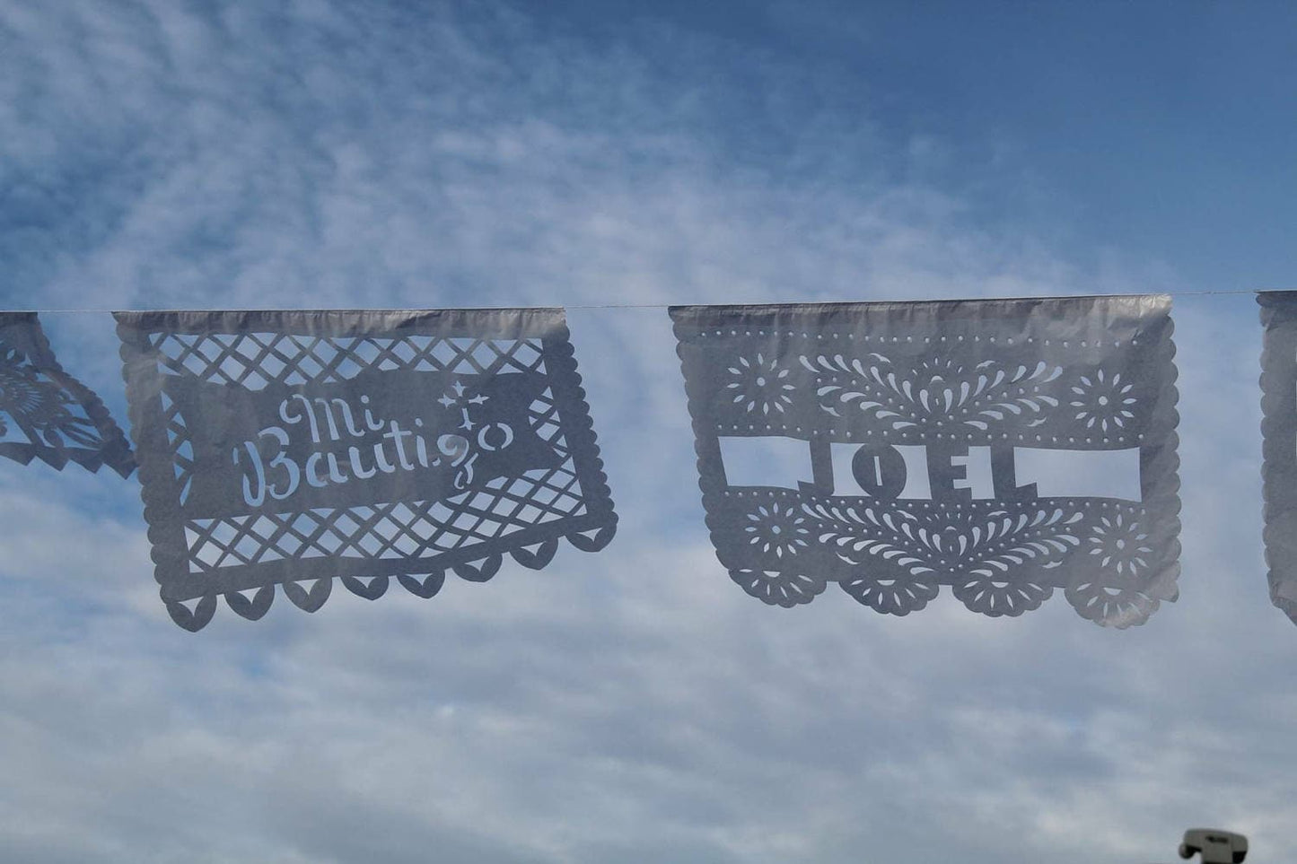 Nuestro Bautizo - Papel Picado - PERSONALIZED