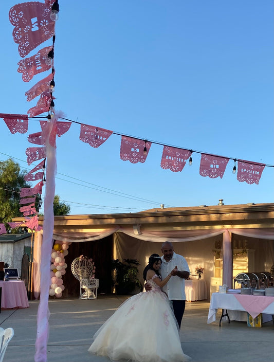 Papel Picado Quince garlands Quinceaera banners Personalized Fiesta Mexican Fiesta Decoration QUINCE garland 15th quince papel picado decor