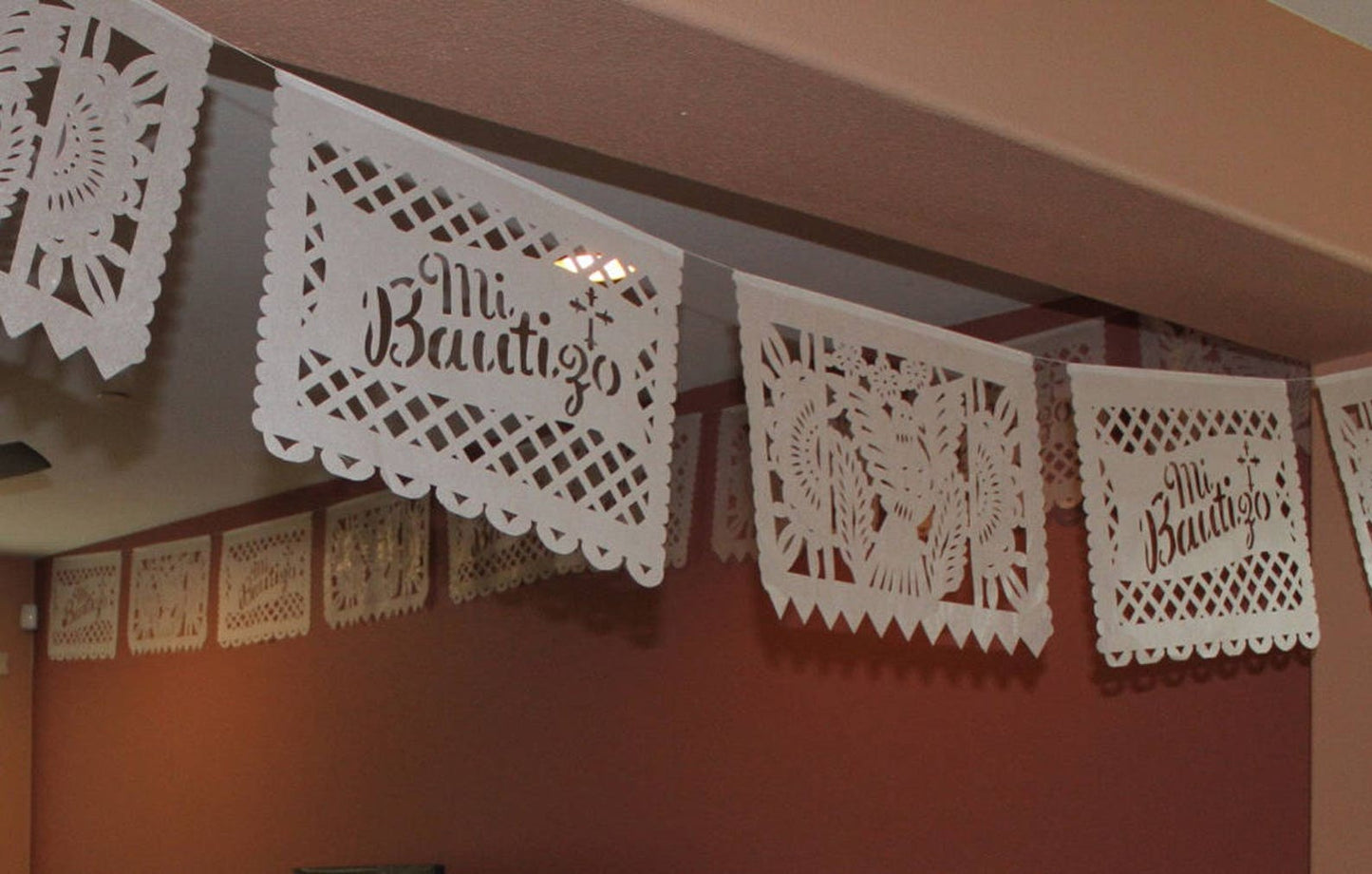 Mi Bautizo - Papel Picado