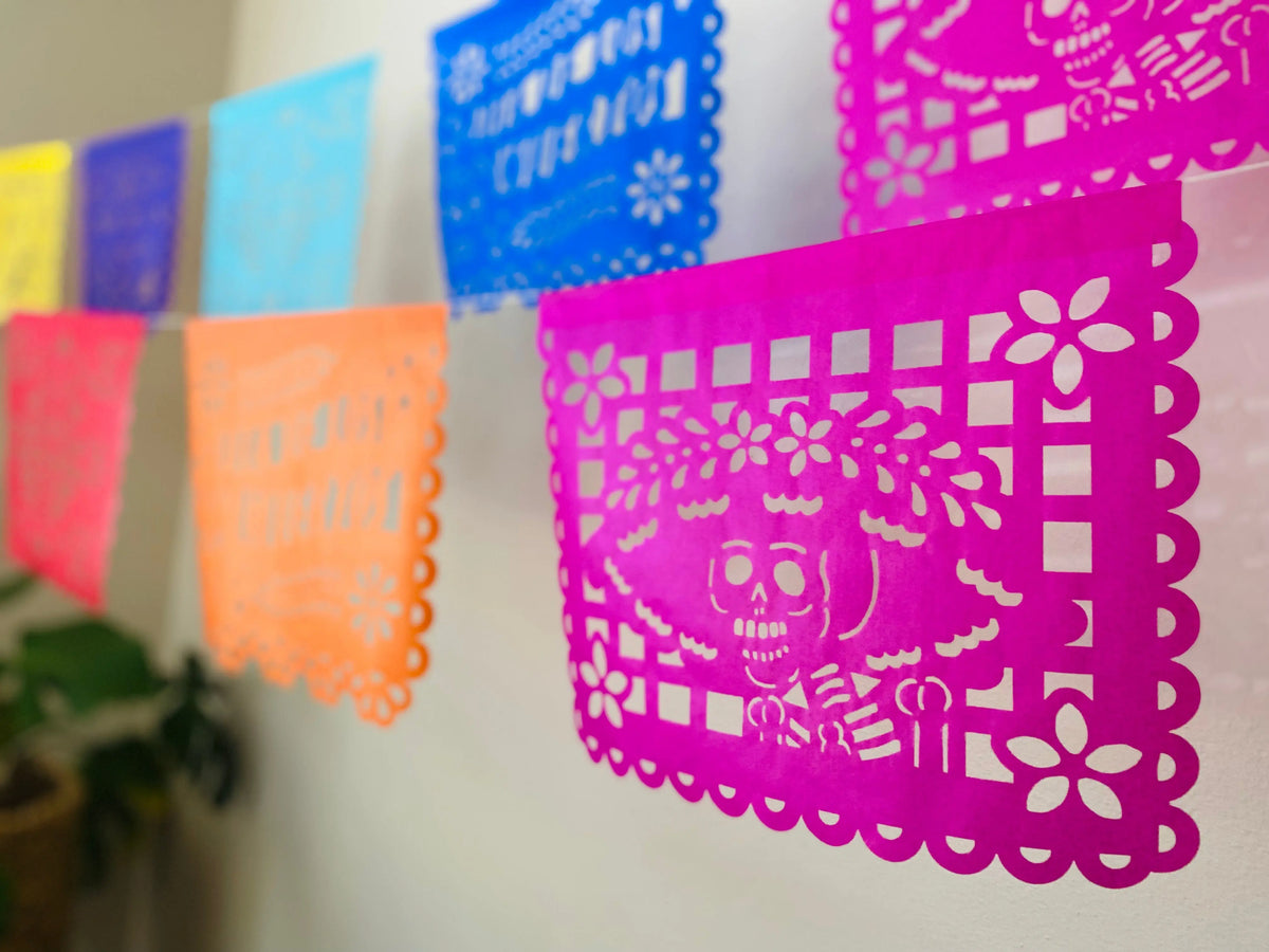 Día de los Muertos Papel Picado — Traditional & Authentic Day of the Dead Decorations