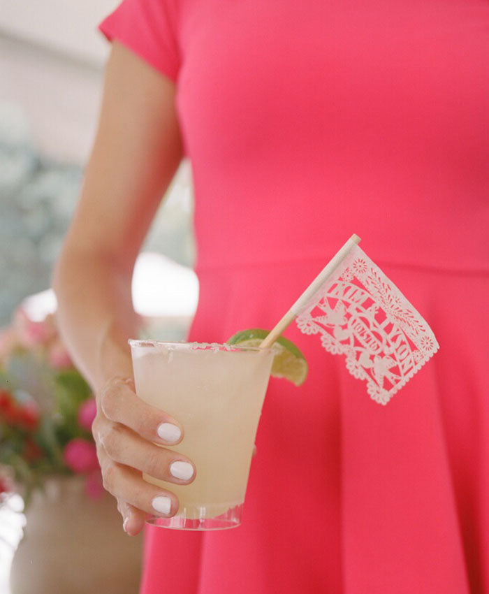 Drink Flag-Mini Papel Picado