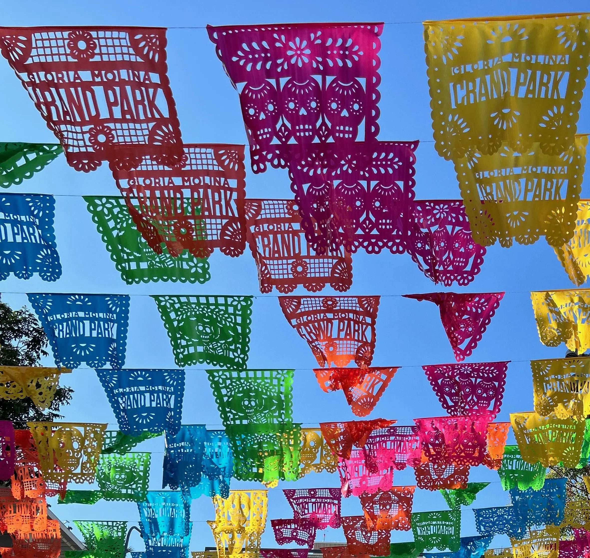 Your LOGO on Papel Picado Garlands - 5 Pack = 100 feet Fiesta Fancies