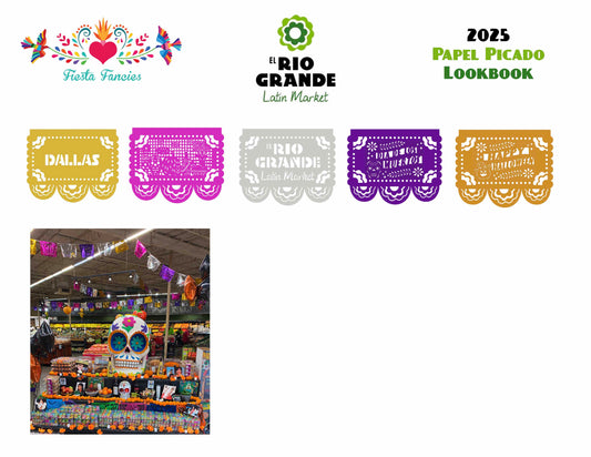 El Rio Grande Latin Market - 245 Plastic Garlands - Cinco de Mayo - Multi color