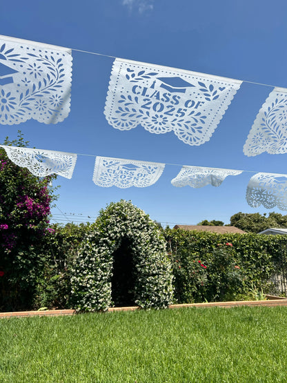 Graduation Party Decor Papel Picado Garland Congrats Graduate Class of 2025 decorations Grad decoration University Graduation Banner Fiesta Fancies