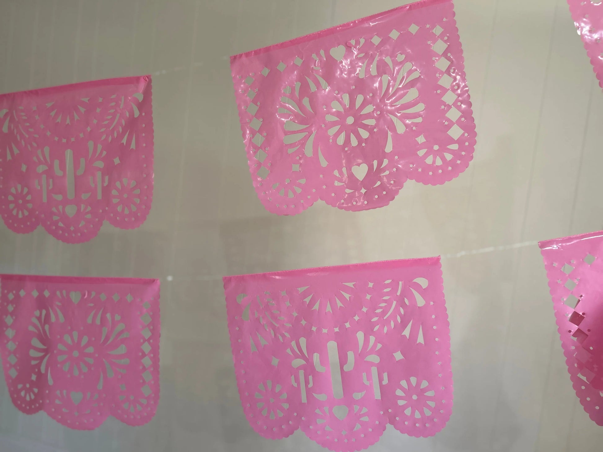 Cielito Lindo Cactus Pink Papel Picado Fiesta Fancies
