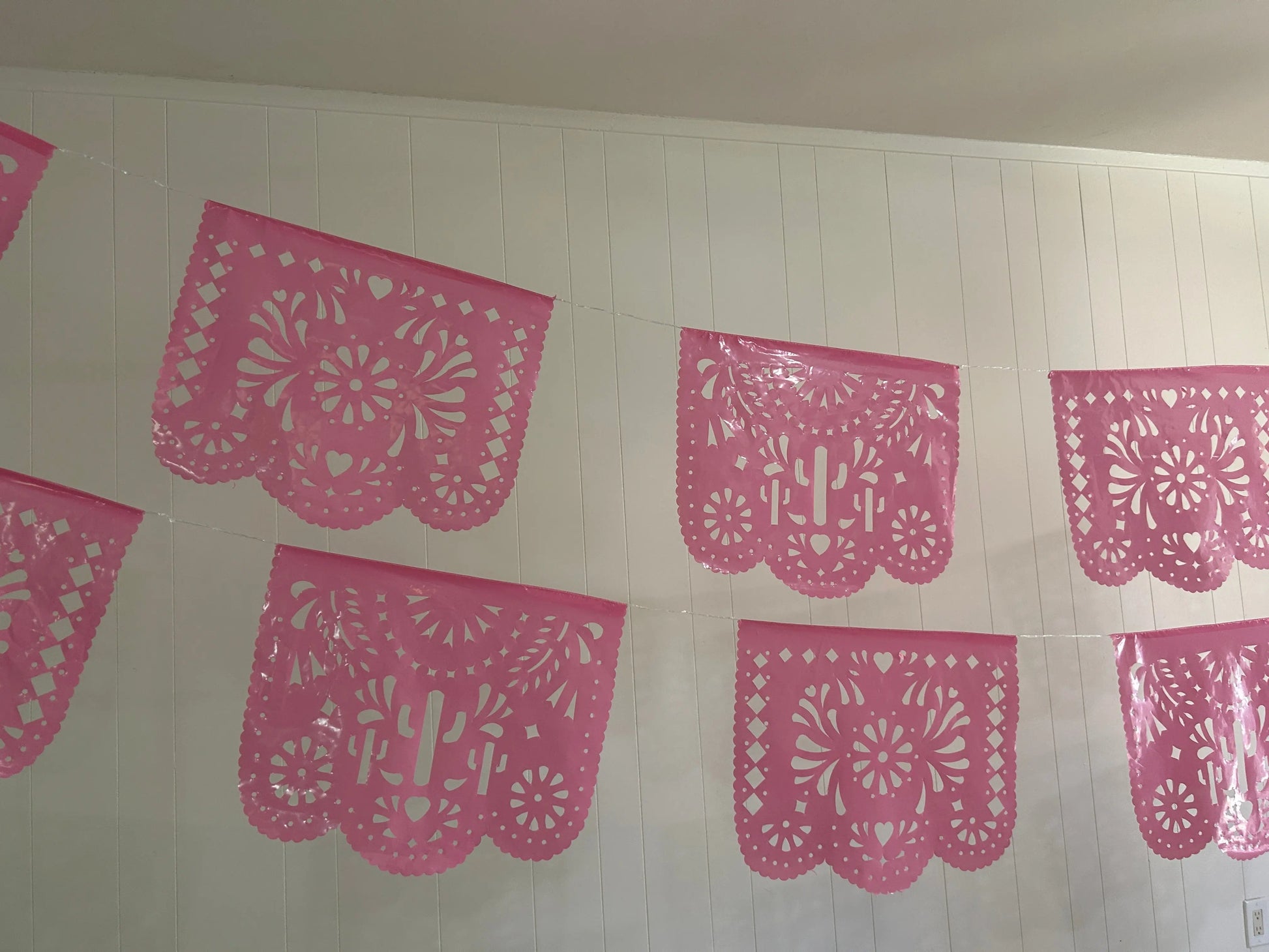 Cielito Lindo Cactus Pink Papel Picado Fiesta Fancies