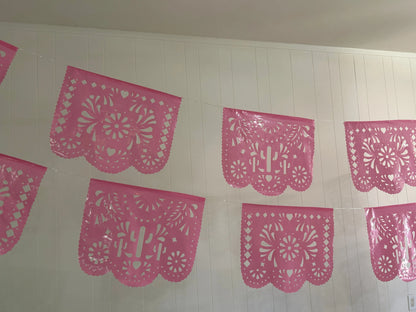 Cielito Lindo Cactus Pink Papel Picado Fiesta Fancies