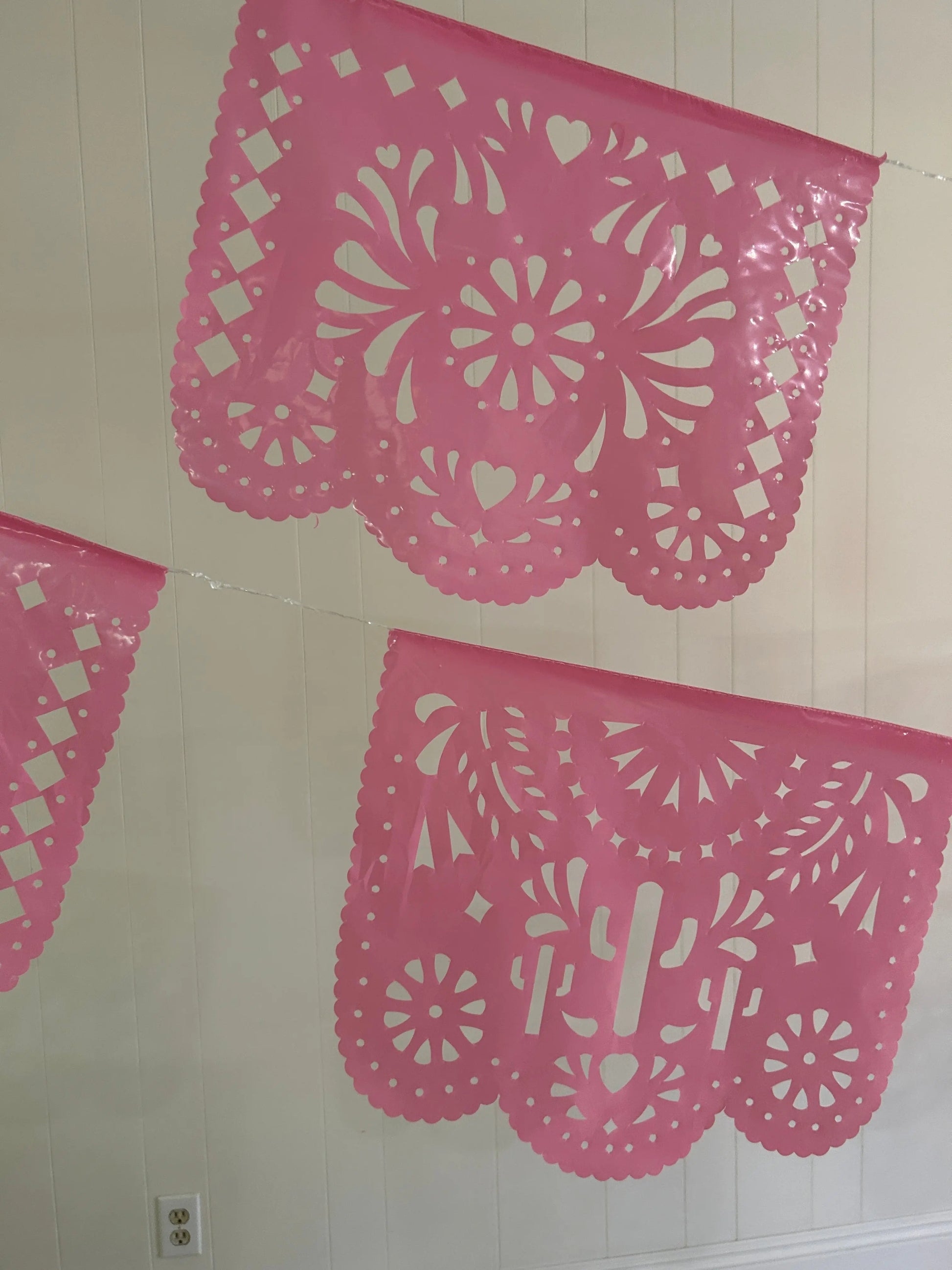 Cielito Lindo Cactus Pink Papel Picado Fiesta Fancies