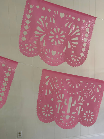 Cielito Lindo Cactus Pink Papel Picado Fiesta Fancies