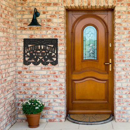 Metal_Wall_Art_-_Personalized_Wedding_Si_Black_Brick_Entrance_Mockup.png
