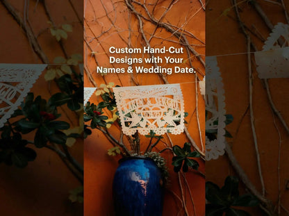 Wedding Papel Picado Personalized - Fiesta Fancies