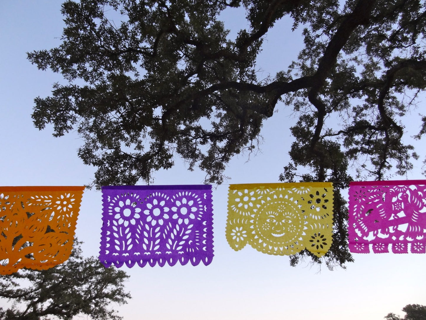 Wedding Decorations Mexican Papel Picado Banners Wedding garlands Fiesta Bridal Shower Rehearsal Dinner Anniversary decor 5 pack 100 ft