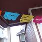 5 - Personalized Feliz Cumpleanos with name Banner Personalized Papel Picado Fiesta - Mexican Hand Cut Tissue Paper Cinco de Mayo