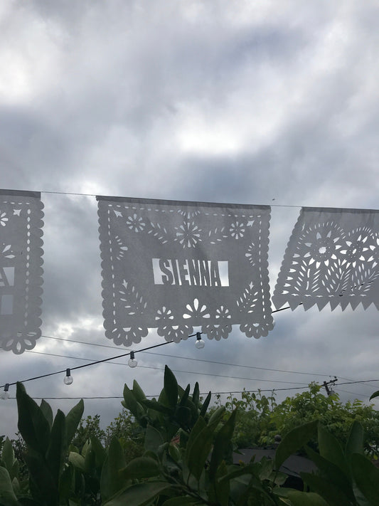 Mi Primera Comunion - Papel Picado - PERSONALIZED